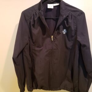 Black zip up women's jacket
